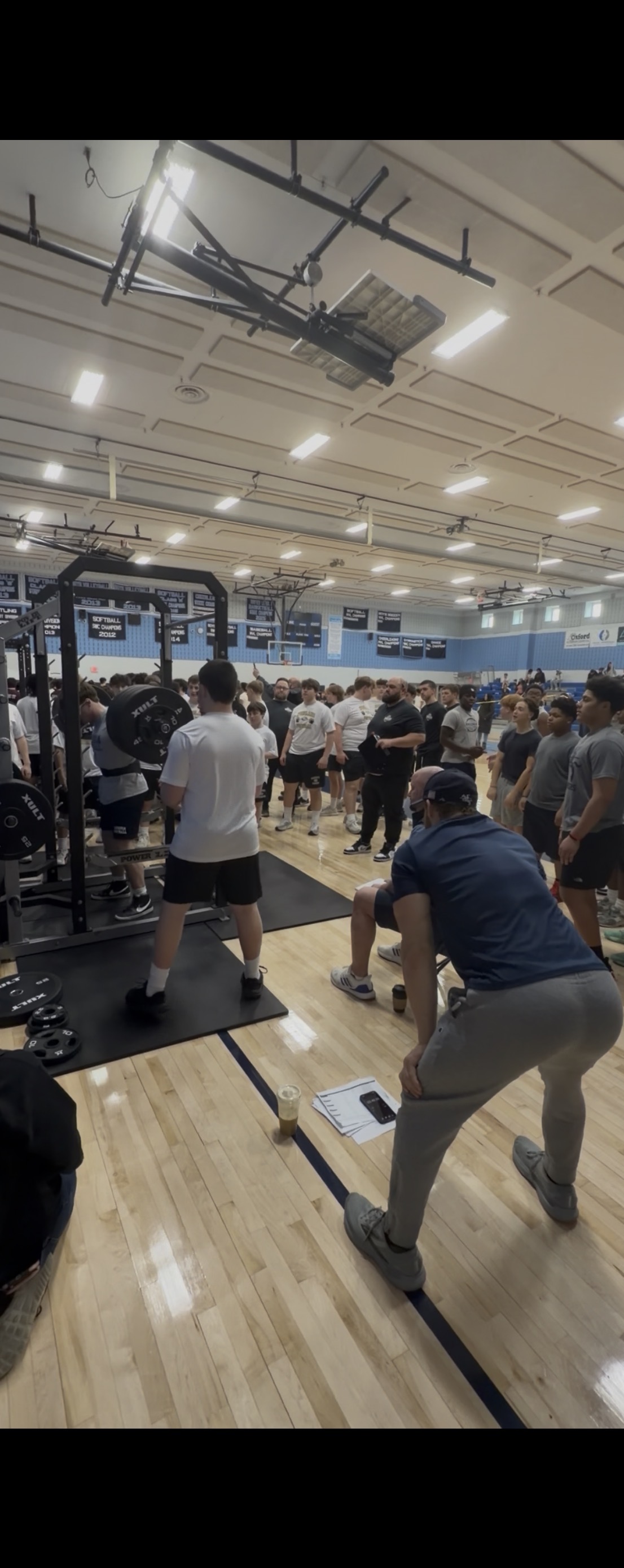 Weight room meet coaching environment